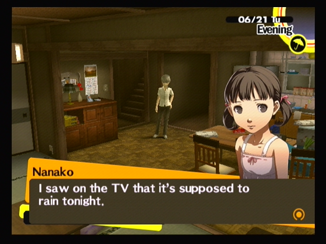 Shin Megami Tensei: Persona 4 | PlayStation 2 | gameplay screenshot | Region: North America | source-country= | Data by MobyGames.com