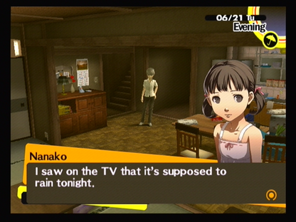 
Shin Megami Tensei: Persona 4 | PlayStation 2 | gameplay screenshot | Region: North America | source-country= | Data by MobyGames.com