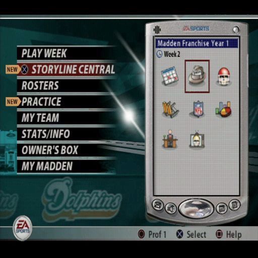 Madden NFL 2005 | PlayStation 2 | gameplay screenshot | region=North America | source-country= | zypher-v2 | moby-047612b3a249 | Data by MobyGames.com