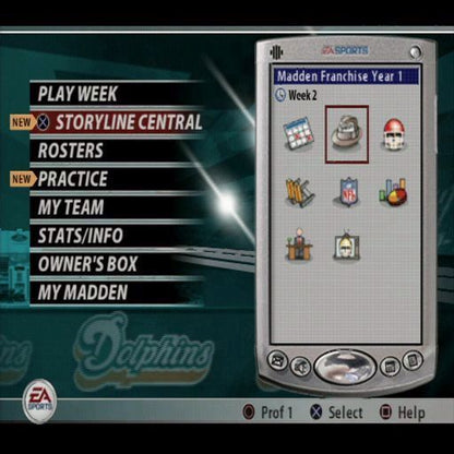 Madden NFL 2005 | PlayStation 2 | gameplay screenshot | region=North America | source-country= | zypher-v2 | moby-047612b3a249 | Data by MobyGames.com