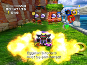 Sonic Heroes | GameCube | gameplay screenshot | region=North America | source-country= | zypher-v2 | moby-b9be74d1f3be | Data by MobyGames.com