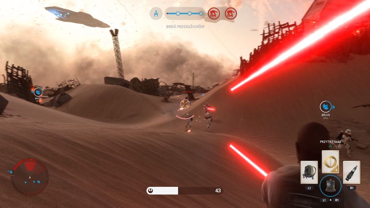 
Star Wars: Battlefront (Deluxe Edition) | PlayStation 4 | gameplay screenshot | Data by MobyGames.com