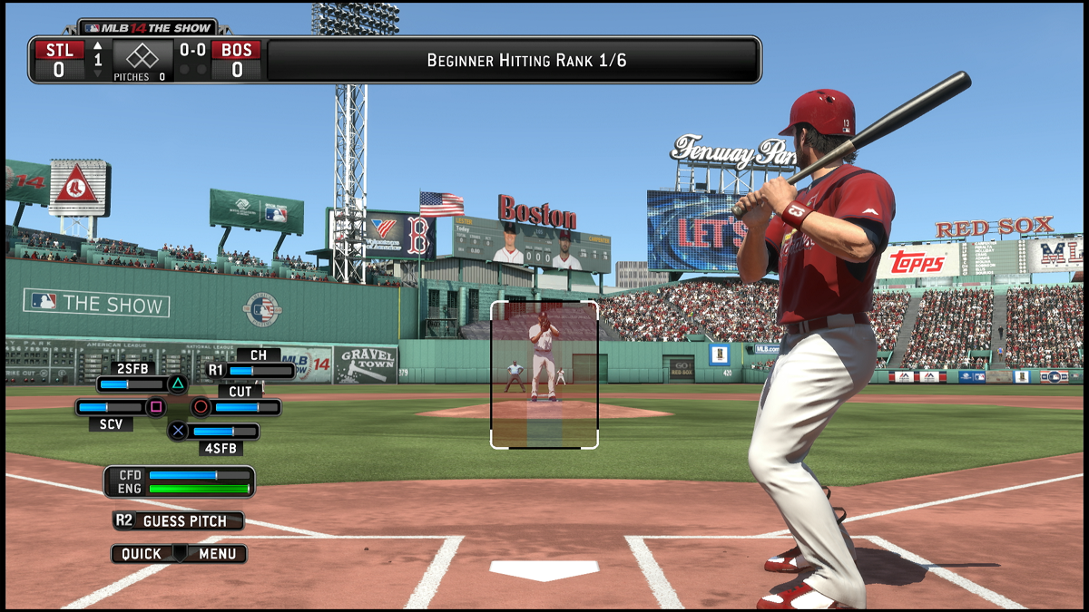 MLB 14: The Show | PlayStation 4 | gameplay screenshot | Region: North America | source-country= | Data by MobyGames.com