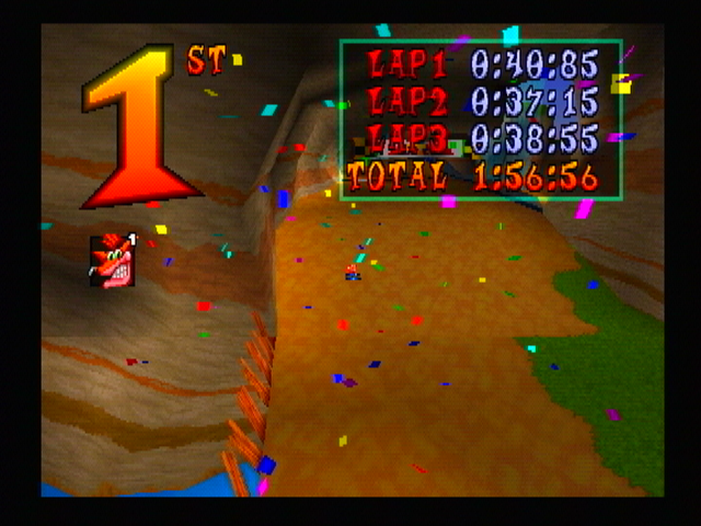 CTR: Crash Team Racing | PlayStation | gameplay screenshot | region=North America | source-country= | zypher-v2 | moby-8f66238a35d7 | Data by MobyGames.com