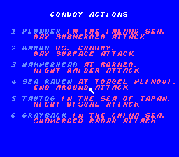 
Silent Service | NES | gameplay screenshot | Data by MobyGames.com