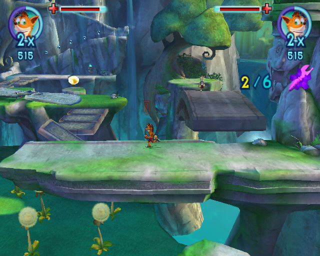 Crash: Mind over Mutant | PlayStation 2 | gameplay screenshot | region=North America | source-country= | zypher-v2 | moby-3f74000ab6c7 | Data by MobyGames.com