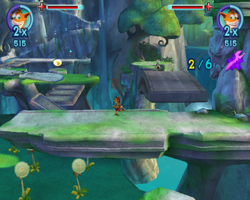 Crash: Mind over Mutant | PlayStation 2 | gameplay screenshot | region=North America | source-country= | zypher-v2 | moby-3f74000ab6c7 | Data by MobyGames.com