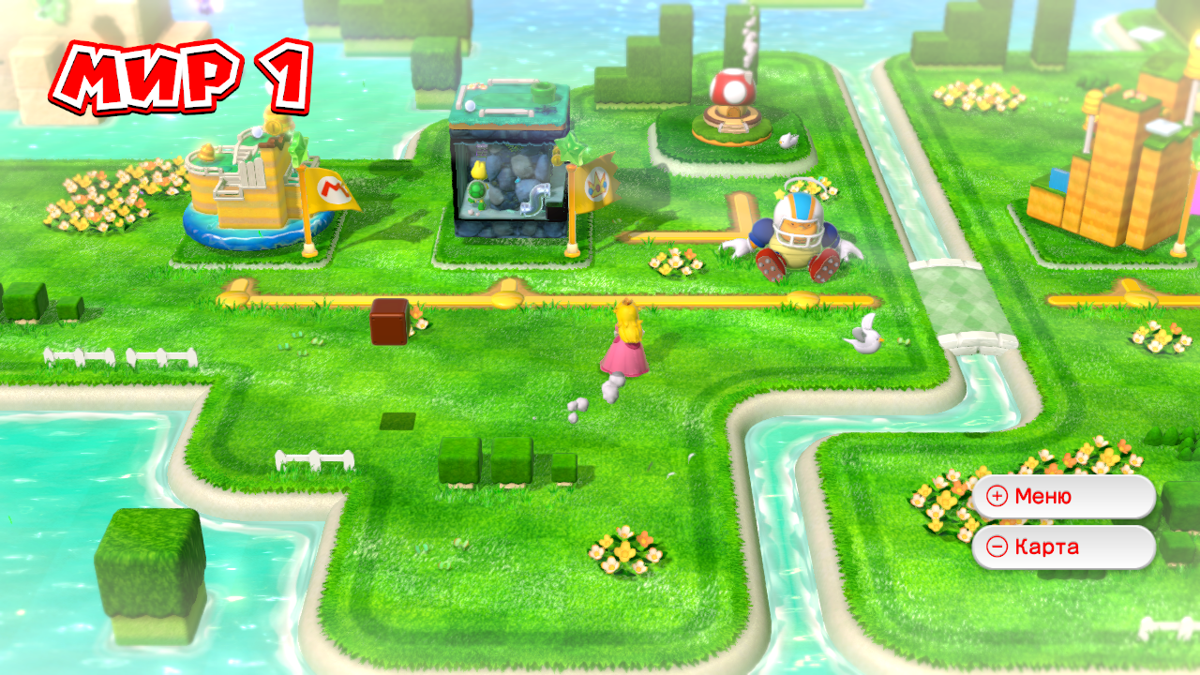 Super Mario 3D World | Wii U | gameplay screenshot | region=North America | source-country= | zypher-v2 | moby-efd91cda28e8 | Data by MobyGames.com