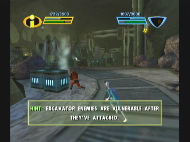 
The Incredibles: Rise of the Underminer | GameCube | gameplay screenshot | Data by MobyGames.com