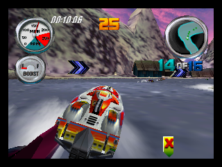 
Hydro Thunder | Nintendo 64 | gameplay screenshot | Data by MobyGames.com