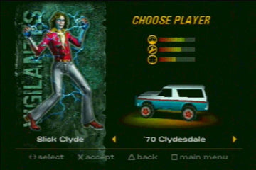 Vigilante 8 | PlayStation | gameplay screenshot | region=North America | source-country= | zypher-v2 | moby-5ef301fed092 | Data by MobyGames.com