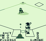 Baseball | Game Boy | gameplay screenshot | region=North America | source-country= | zypher-v2 | moby-83fca174d617 | Data by MobyGames.com