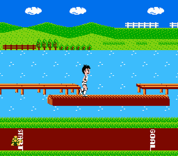 
Athletic World | NES | gameplay screenshot | Data by MobyGames.com