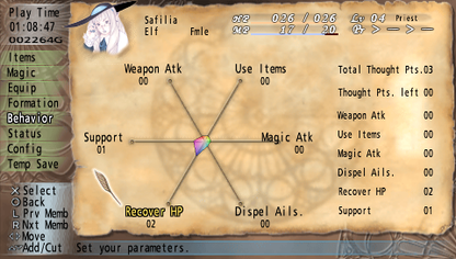 Valhalla Knights | PSP | gameplay screenshot | region=North America | source-country= | zypher-v2 | moby-588beff6011c | Data by MobyGames.com