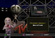 
MTV Celebrity Deathmatch | PlayStation 2 | gameplay screenshot | Data by MobyGames.com
