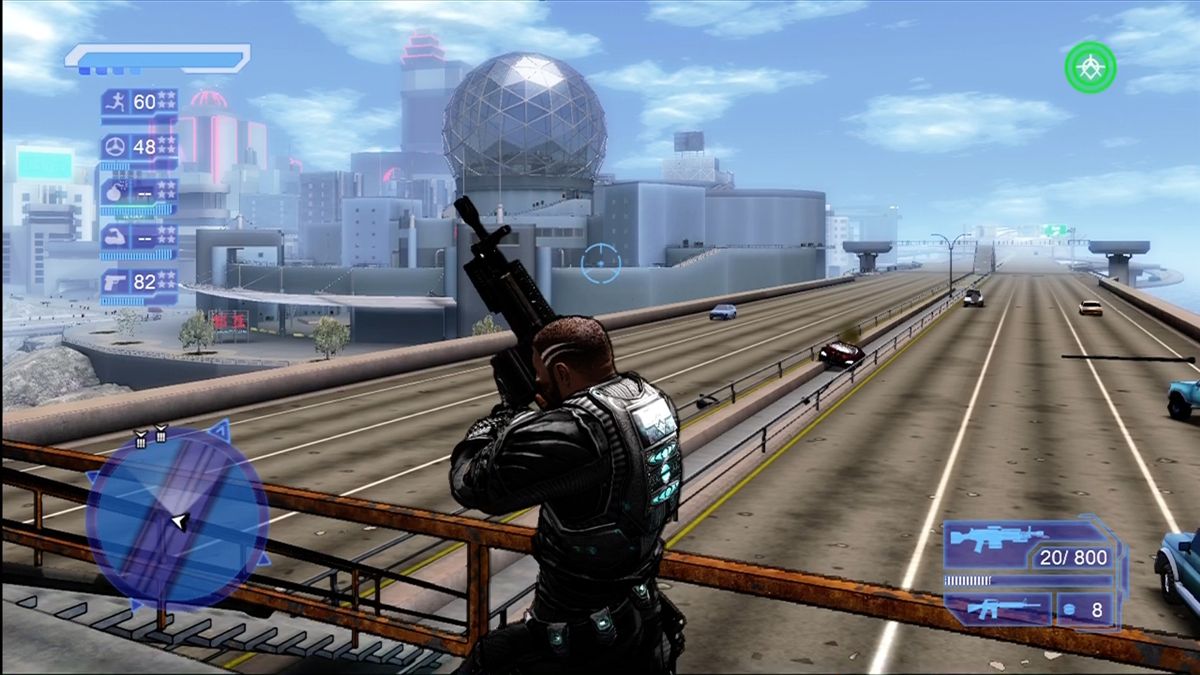 
Crackdown | Xbox 360 | gameplay screenshot | Region: North America | source-country= | Data by MobyGames.com