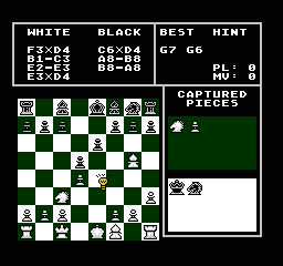 
The Chessmaster | NES | gameplay screenshot | Data by MobyGames.com