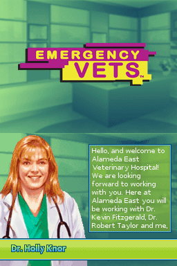 Animal Planet: Emergency Vets | Nintendo DS | gameplay screenshot | Data by MobyGames.com