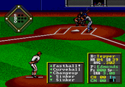 
HardBall! | Genesis | gameplay screenshot | Data by MobyGames.com