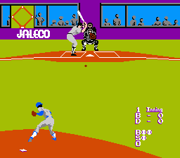 
Bases Loaded | NES | gameplay screenshot | Data by MobyGames.com