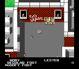 
Skate or Die | NES | gameplay screenshot | Data by MobyGames.com