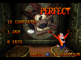 
Crash Bandicoot | PlayStation | gameplay screenshot | Data by MobyGames.com