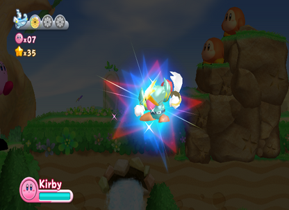 Kirby's Return to Dream Land | Wii | gameplay screenshot | region=North America | source-country= | zypher-v2 | moby-198e0ccc2081 | Data by MobyGames.com