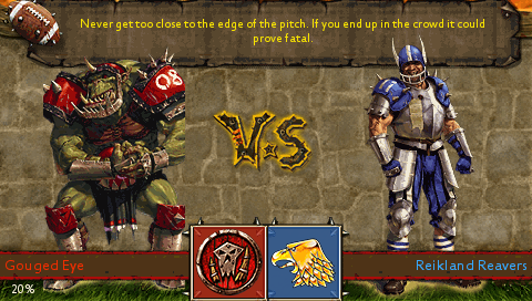 Blood Bowl | PSP | gameplay screenshot | region=North America | source-country= | zypher-v2 | moby-03ee4a9757f0 | Data by MobyGames.com