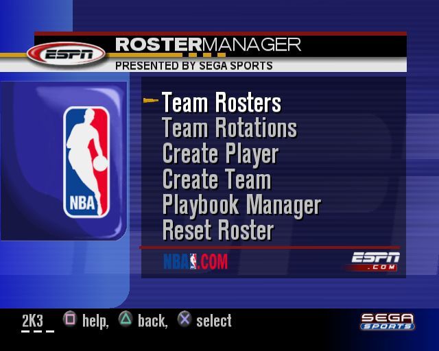 
NBA 2K3 | PlayStation 2 | gameplay screenshot | Region: North America | source-country= | Data by MobyGames.com