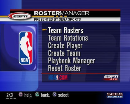 
NBA 2K3 | PlayStation 2 | gameplay screenshot | Region: North America | source-country= | Data by MobyGames.com