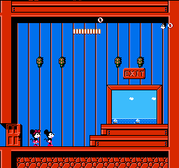 
Mickey Mousecapade | NES | gameplay screenshot | Data by MobyGames.com