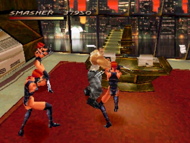 Fighting Force | PlayStation | gameplay screenshot | Region: North America | source-country= | Data by MobyGames.com