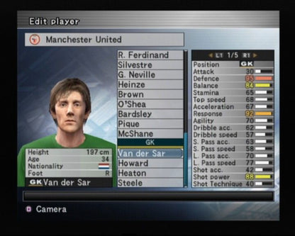 
World Soccer: Winning Eleven 9 | PlayStation 2 | gameplay screenshot | Region: North America | source-country= | Data by MobyGames.com