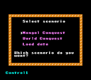 
Genghis Khan | NES | gameplay screenshot | Data by MobyGames.com