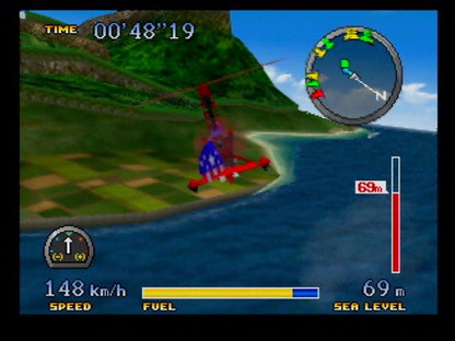 
Pilotwings 64 | Nintendo 64 | gameplay screenshot | Data by MobyGames.com
