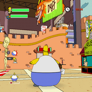 The Simpsons Game | PlayStation 2 | gameplay screenshot | region=North America | source-country= | zypher-v2 | moby-470397e99d17 | Data by MobyGames.com