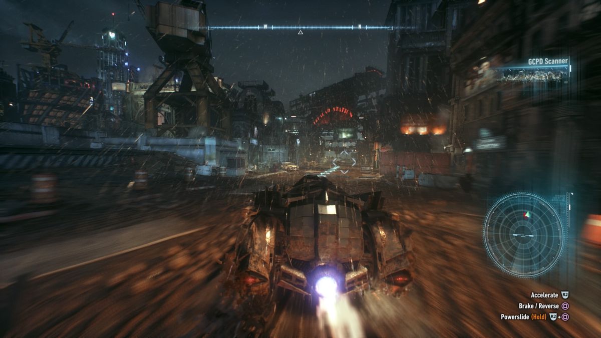 
Batman: Arkham Knight | PlayStation 4 | gameplay screenshot | Region: North America | source-country= | Data by MobyGames.com