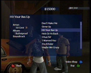50 Cent: Bulletproof | Xbox | gameplay screenshot | region=North America | source-country= | zypher-v2 | moby-98b855dbc8f6 | Data by MobyGames.com