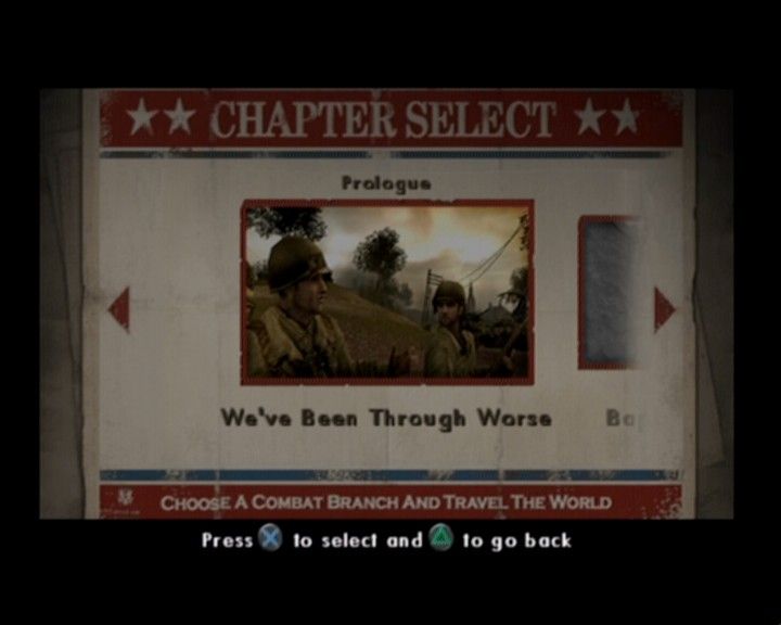 Call of Duty 2: Big Red One | PlayStation 2 | gameplay screenshot | region=North America | source-country= | zypher-v2 | moby-a844e3ad32c6 | Data by MobyGames.com