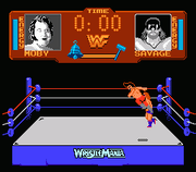 
WWF WrestleMania | NES | gameplay screenshot | Data by MobyGames.com
