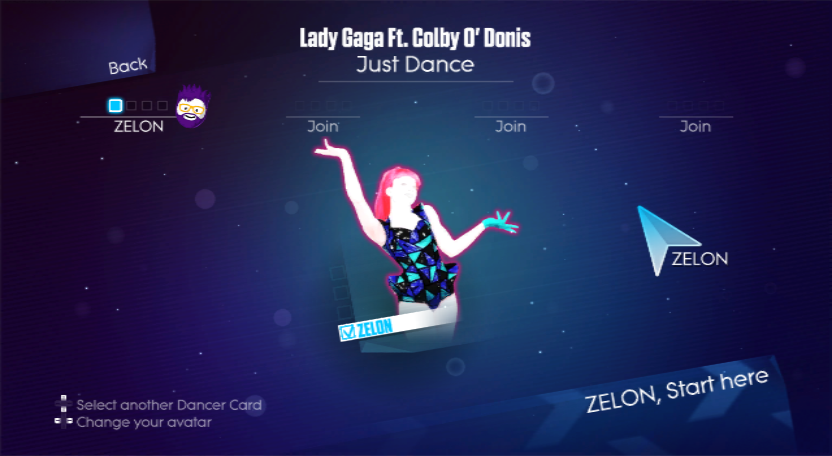 Just Dance 2014 | Wii | gameplay screenshot | Region: North America | source-country= | Data by MobyGames.com