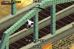 Tony Hawk's Underground | Game Boy Advance | gameplay screenshot | region=North America | source-country= | zypher-v2 | moby-52eb4b13bb12 | Data by MobyGames.com