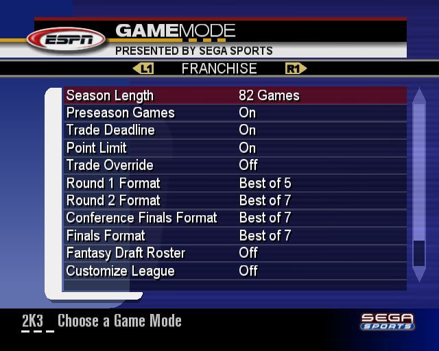 
NBA 2K3 | PlayStation 2 | gameplay screenshot | Region: North America | source-country= | Data by MobyGames.com