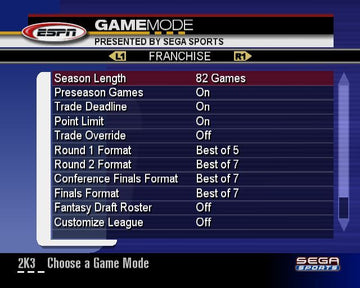 
NBA 2K3 | PlayStation 2 | gameplay screenshot | Region: North America | source-country= | Data by MobyGames.com