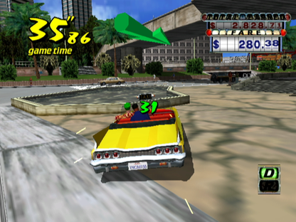 
Crazy Taxi | GameCube | gameplay screenshot | Data by MobyGames.com