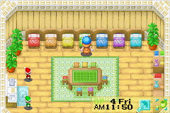 Harvest Moon: Friends of Mineral Town | Game Boy Advance | gameplay screenshot | region=North America | source-country= | zypher-v2 | moby-6285d122893d | Data by MobyGames.com