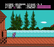 
Ninja Gaiden | NES | gameplay screenshot | Data by MobyGames.com