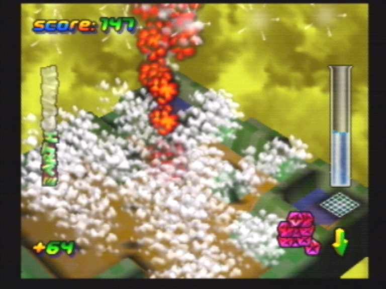 
Wetrix | Nintendo 64 | gameplay screenshot | Data by MobyGames.com