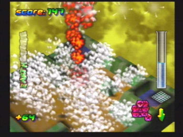 
Wetrix | Nintendo 64 | gameplay screenshot | Data by MobyGames.com