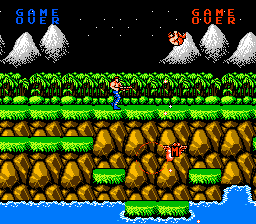 
Contra | NES | gameplay screenshot | Data by MobyGames.com
